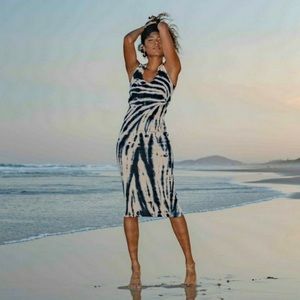 Young Fabulous & Broke Tie Dye Dress Size L